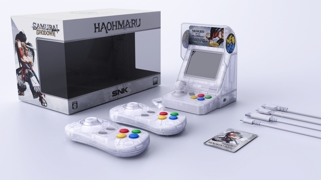Neo Geo Mini Samurai Shodown Limited Edition Haohmaru - Transparant White