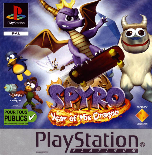 Spyro: Year Of The Dragon (platinum)