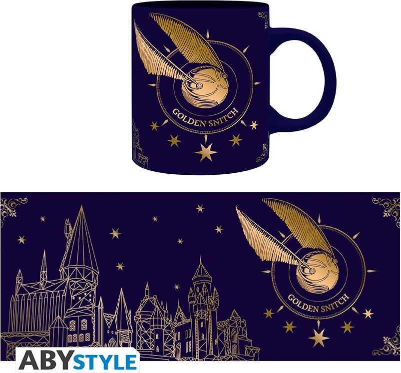 Harry Potter - Golden Snitch & Hogwarts Mug