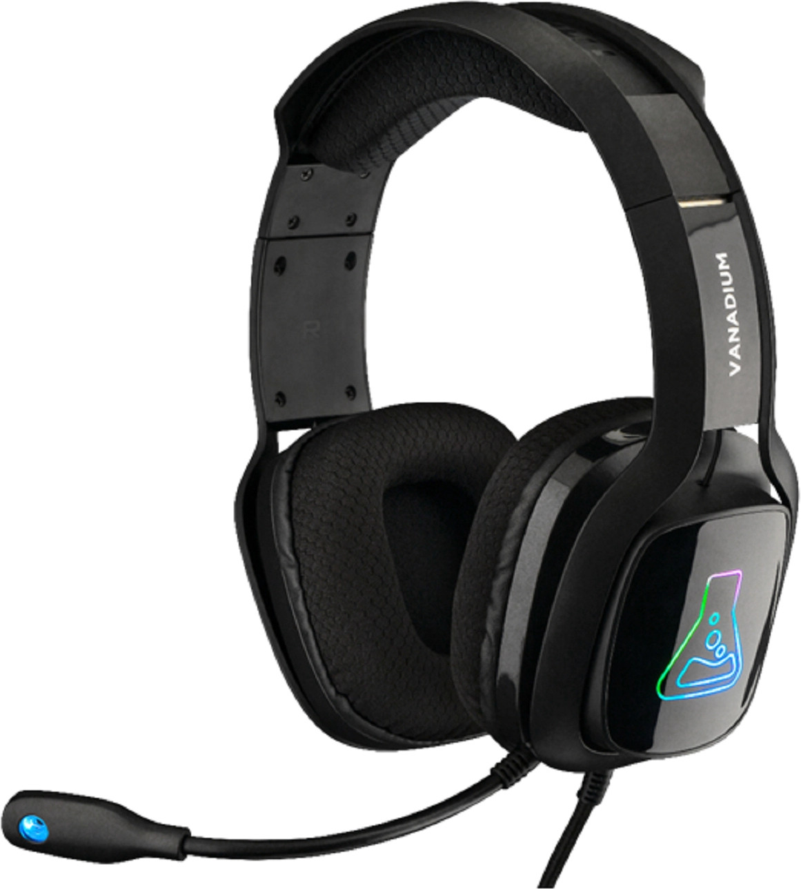 The G-Lab Korp Vanadium RGB Gaming Headset - Black