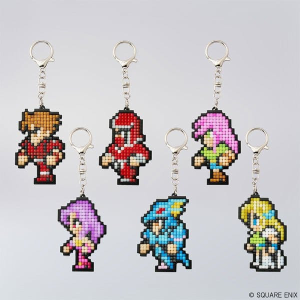 Square Enix Final Fantasy Pixels Remaster DIY Keychain Blind Box - Vol. 2 (Complete 6 Keychains)