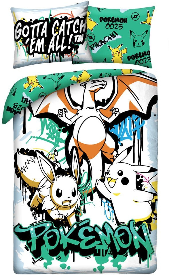 Pokémon Duvet Set - Ver. 18 (140x200cm)