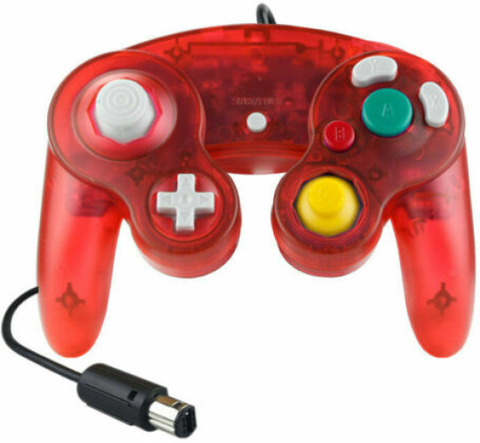 Gamecube Controller Clear Red (Grand Prix) (Teknogame)