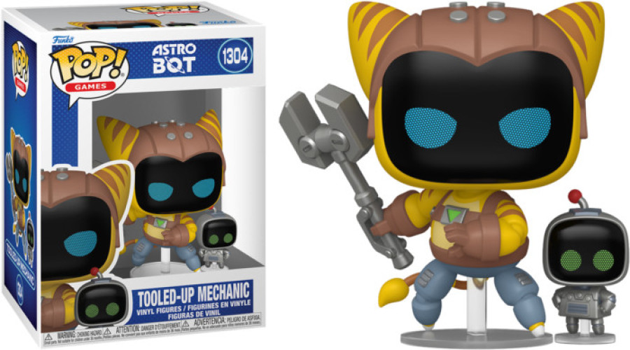 Astro Bot Funko Pop Vinyl: Tooled-Up Mechanic