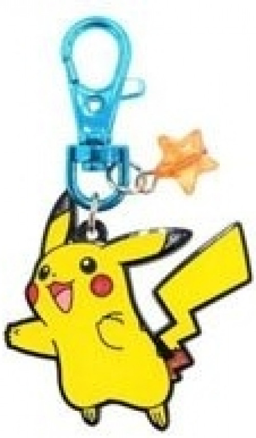Pokemon Sparkling Metal Keychain - Pikachu
