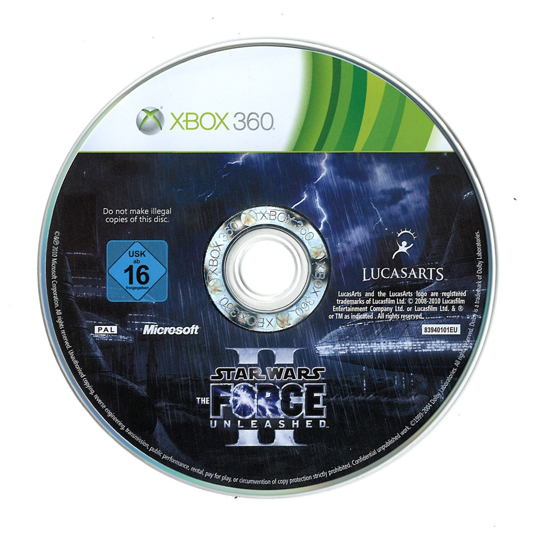 Star Wars The Force Unleashed 2 (losse disc)