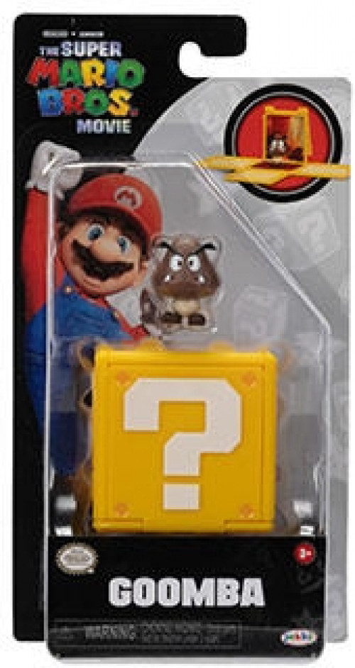 Super Mario Movie Question Block Mini Figure - Goomba afbeelding