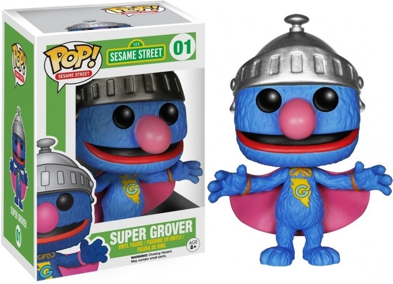 Image of Sesame Street Pop Vinyl: Super Grover