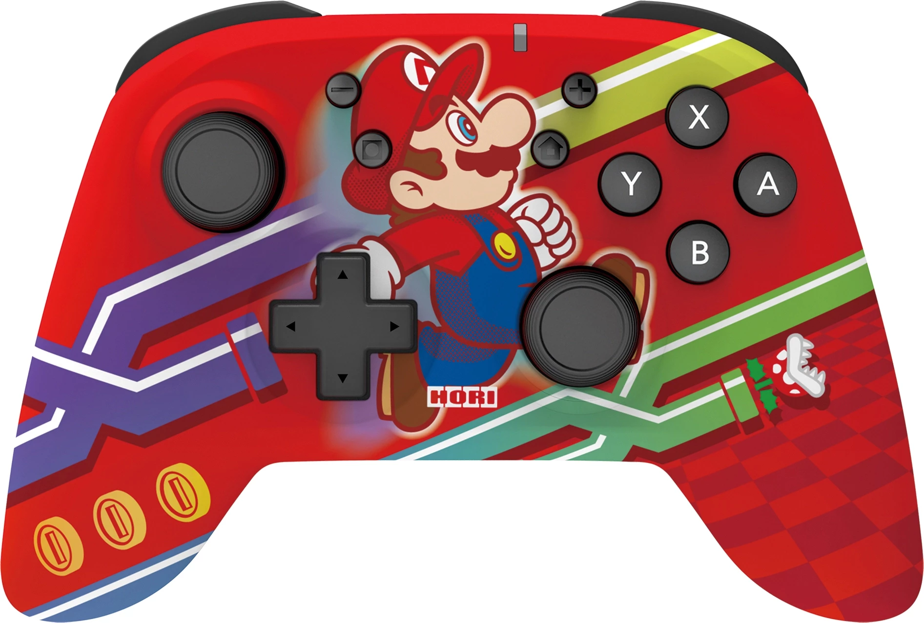 Hori Draadloze Nintendo Switch Controller Super Mario New Design Edition
