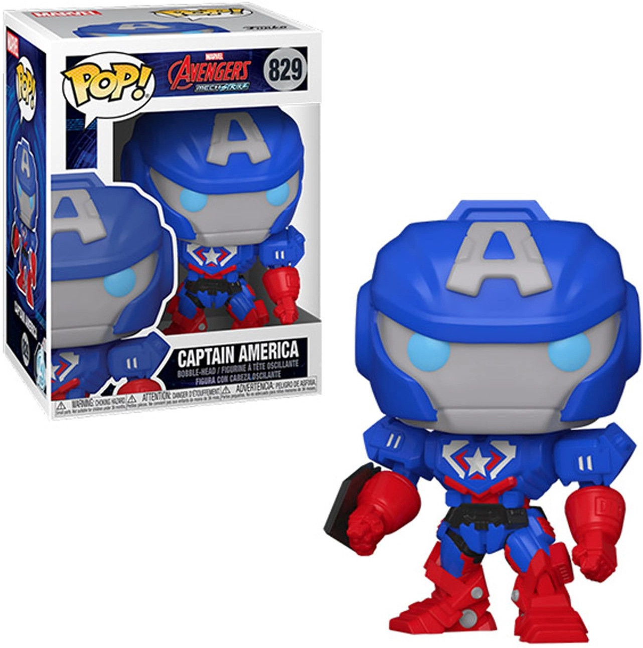 Marvel Avengers Mech Strike Funko Pop Vinyl: Captain America afbeelding
