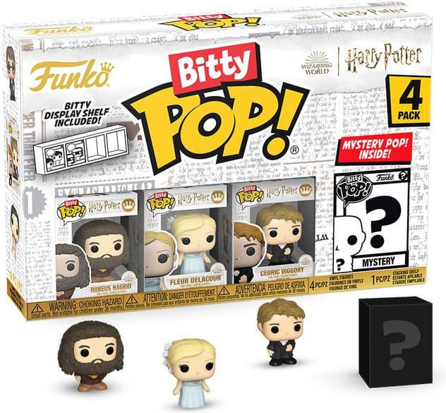 Harry Potter Funko Bitty Pop! 4-Pack: Rubeus Hagrid / Fleur Delacour / Cedric Diggory afbeelding