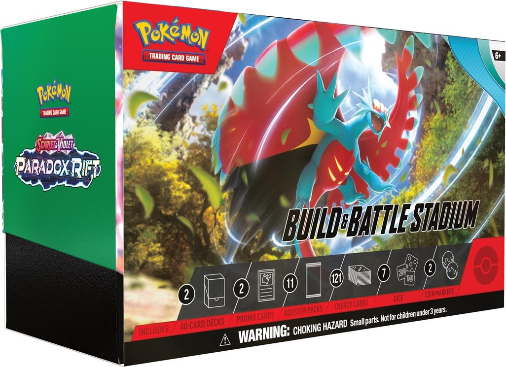 Pokemon TCG Scarlet & Violet Paradox Rift Build & Battle Stadium