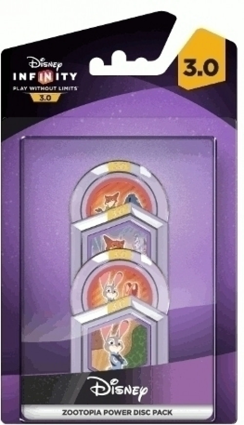 Image of Disney Infinity 3.0 Power Discs 4-Pack Zootropolis
