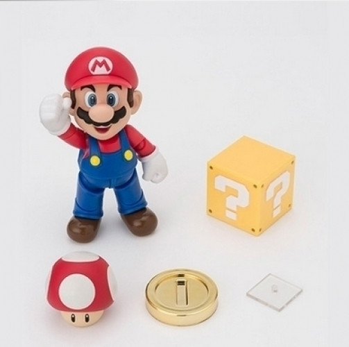 Image of Super Mario S.H. Figuarts 4 inch Mario Action Figure