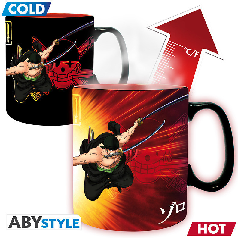 Abystyle One Piece Heat Change Mug - Zoro & Sanji