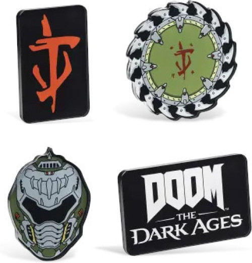 Doom The Dark Ages Magnet Set - Icons afbeelding
