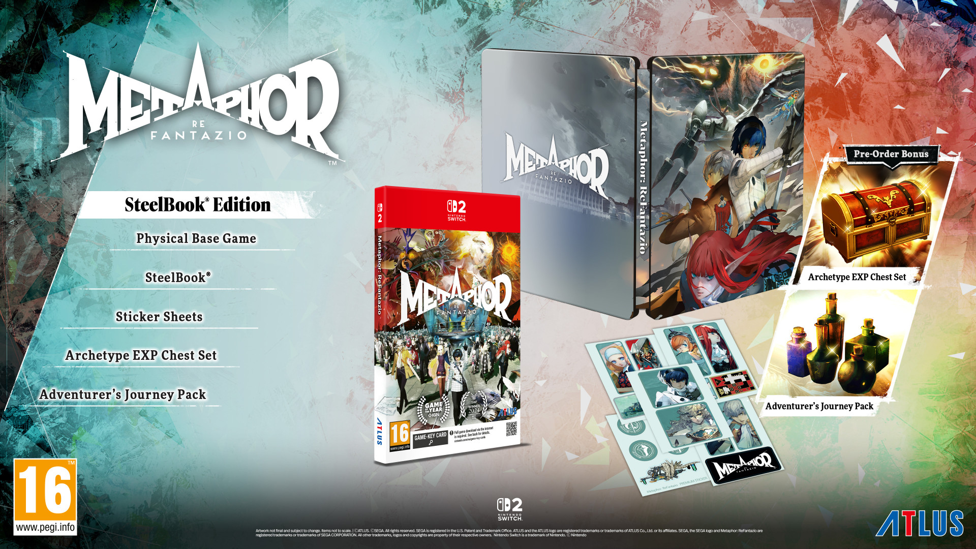 Metaphor ReFantazio Steelbook Edition