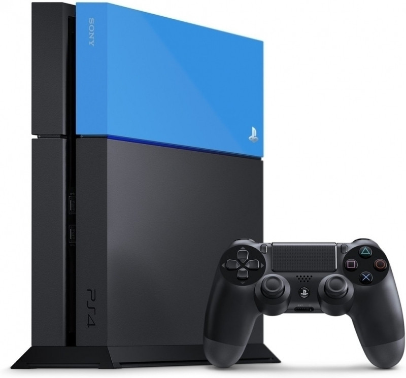 Image of Sony PS4 Custom Faceplate - Aqua Blue