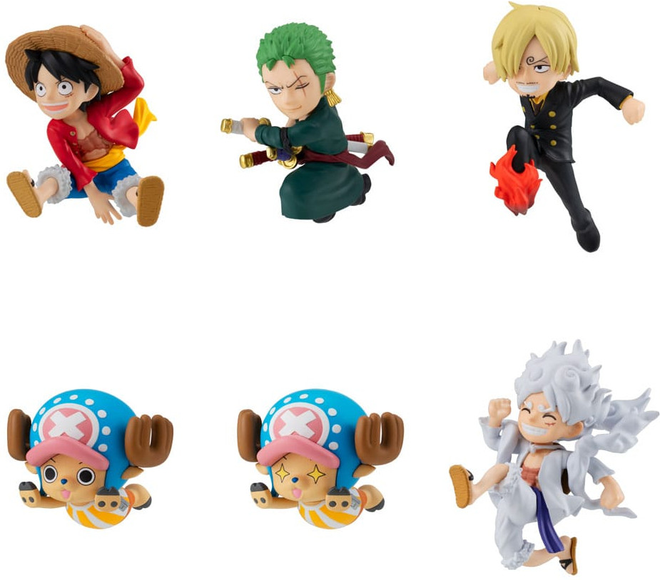 Megahouse One Piece Tobimasu - Complete Blind Box (6 Figures)