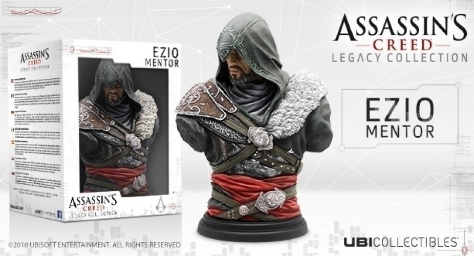 Image of Assassin's Creed Bust Ezio Auditore Mentor Legacy Collection 19cm