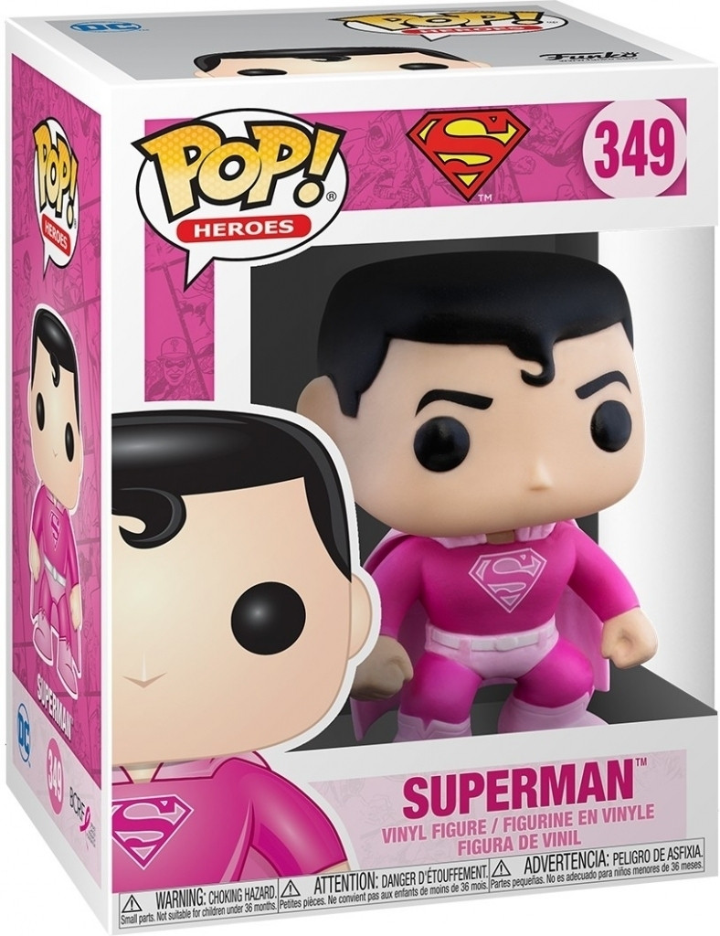 DC Breast Cancer Awareness Pop Vinyl Superman