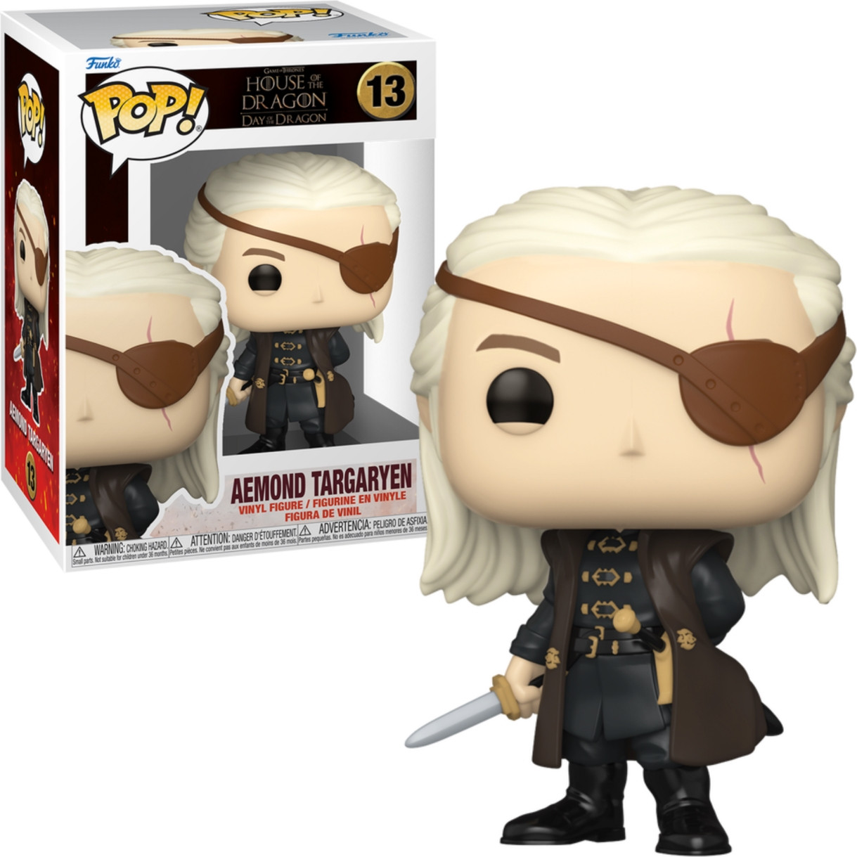 House of the Dragon Season 2 Funko Pop Vinyl: Aemond Targaryen afbeelding