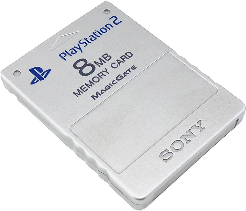 Image of Sony PS2 Memory Card (Silver)