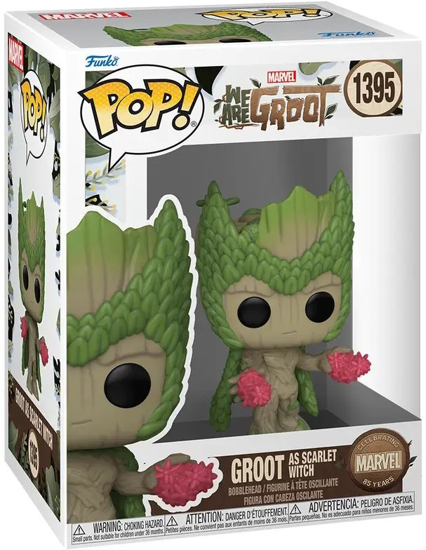 Marvel WAG Funko Pop Vinyl: Groot as Scarlet Witch afbeelding