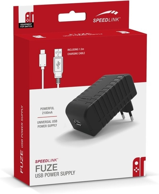 Speedlink FUZE Oplader + USB Kabel