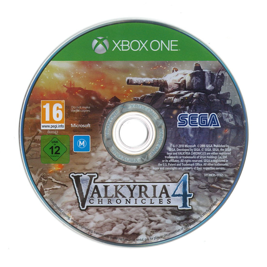 Valkyria Chronicles 4 (losse disc)