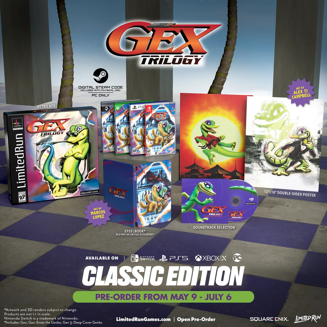 Gex Trilogy Classic Edition (Limited Run Games)