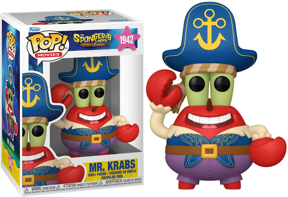 Spongebob Squarepants Funko Pop Vinyl: Mr. Krabs (Pirate) afbeelding