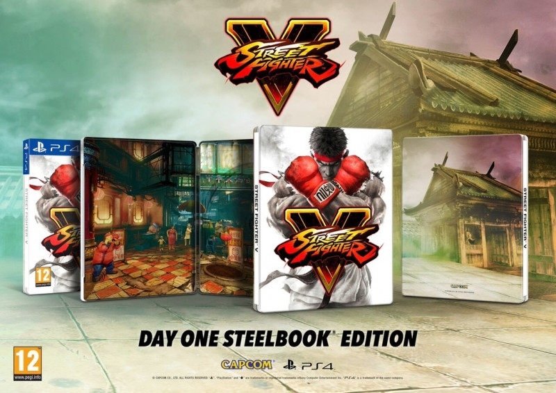 Street Fighter V Steelbook