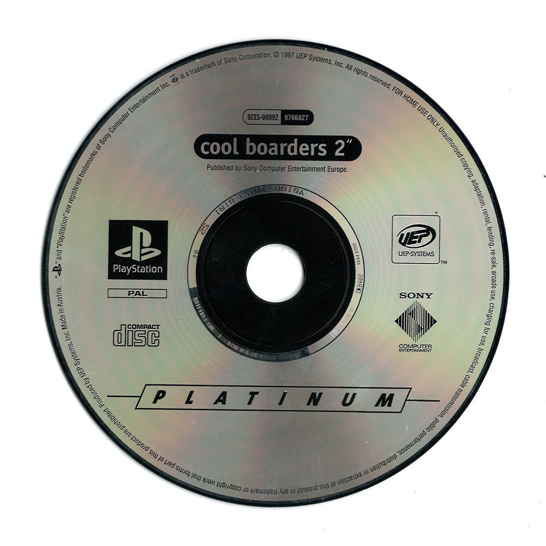 Cool Boarders 2 (platinum) (losse disc)
