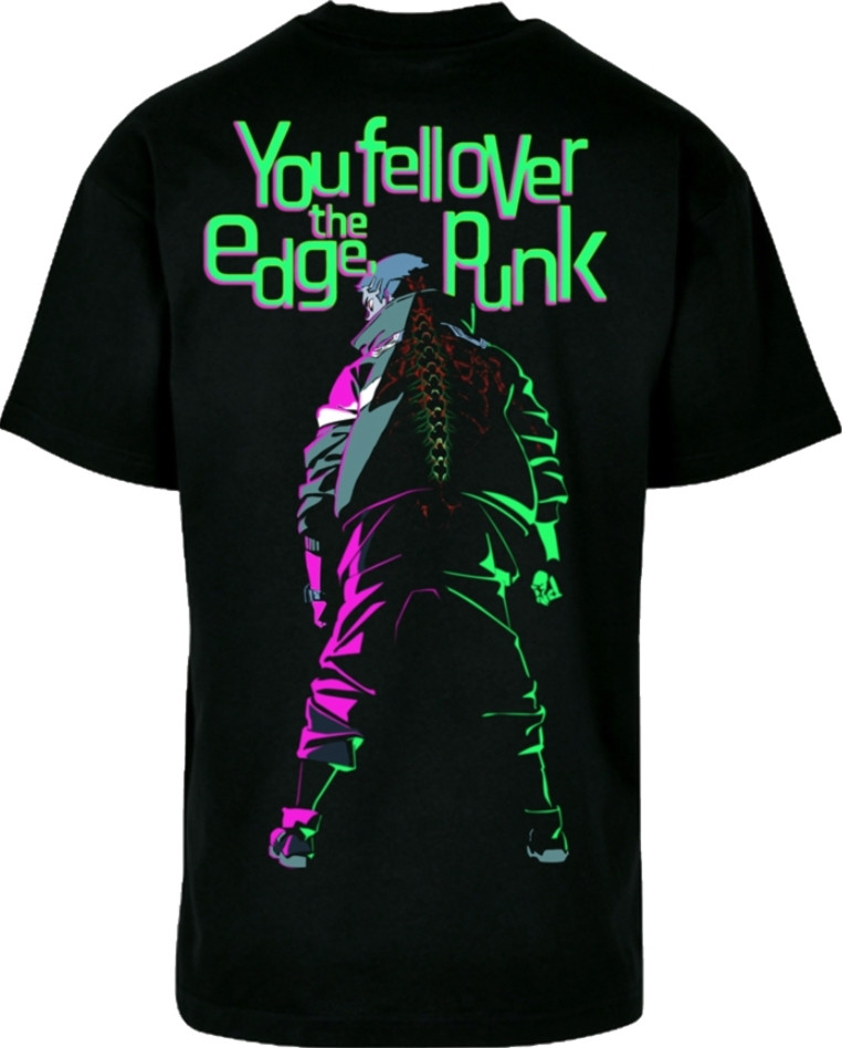 Cyberpunk Edgerunners - Oversized Neon Punk T-shirt afbeelding