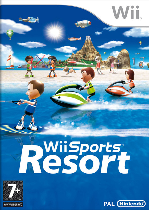 Wii Sports Resort (verpakking Duits, game Engels) afbeelding