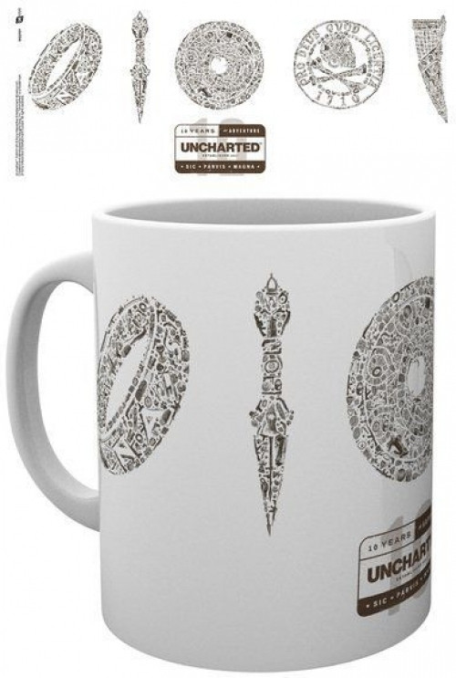 Uncharted Mug - 10 Years Logo