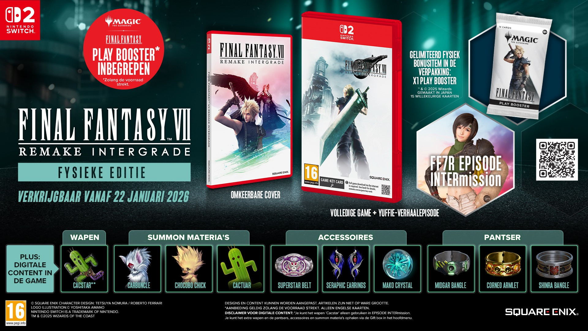 Final Fantasy VII Remake Intergrade Day One Edition afbeelding