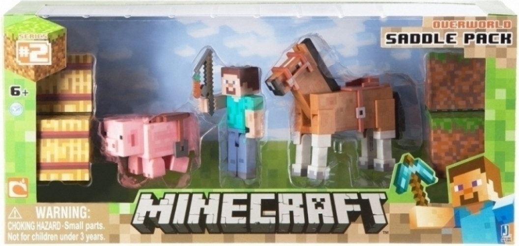 Image of Minecraft Action Figure: Saddle Pack