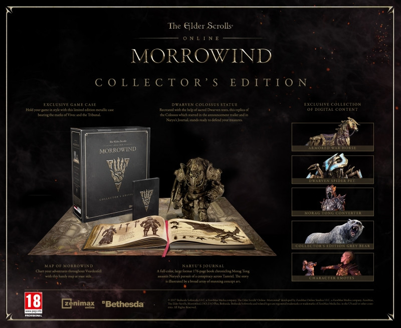 Image of The Elder Scrolls Online: Morrowind Collector's Edition (+ Discovery Pack DLC)