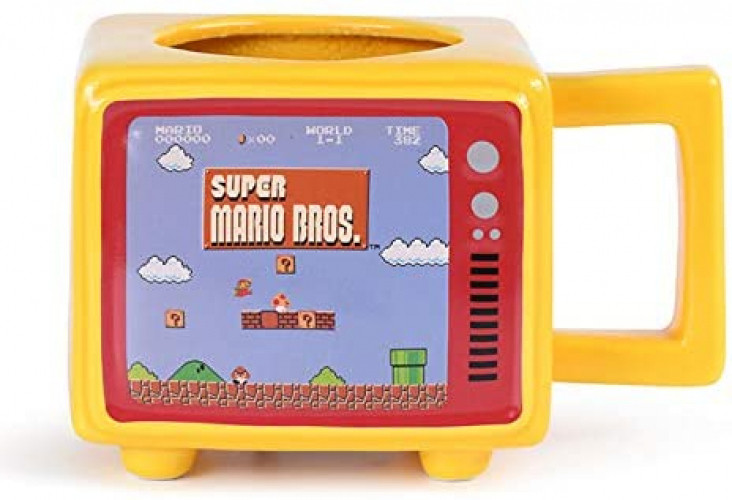 Super Mario Bros. - TV-Shaped Heat-Reveal Mug