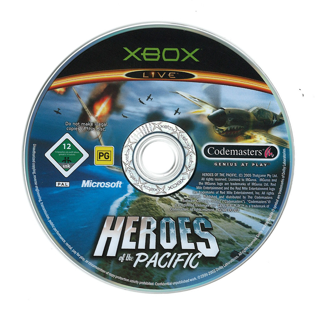 Heroes of the Pacific (losse disc)