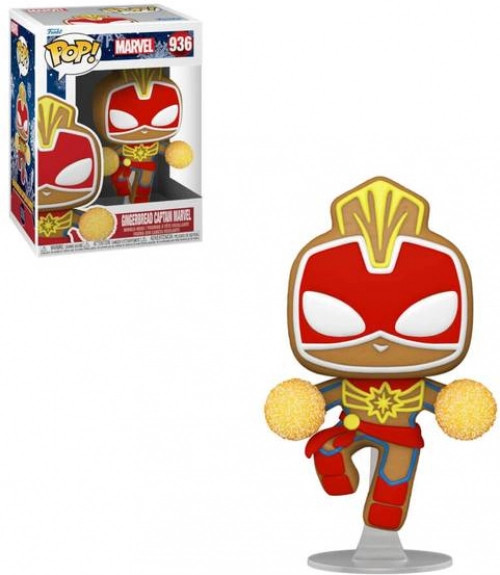 Marvel Gingerbread Pop Vinyl Gingerbread Captain Marvel