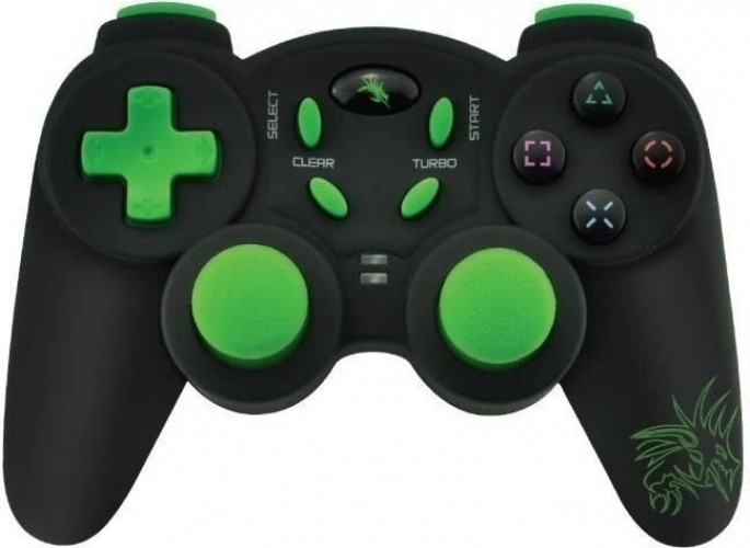 Image of Dragon War Dragon Shock Wireless PS2 Controller