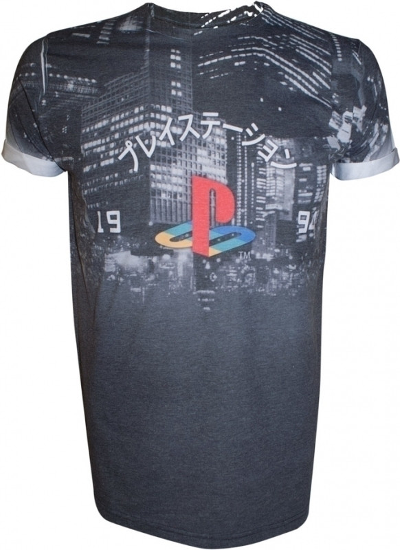 Image of Playstation Sublimation T-Shirt City Landscape