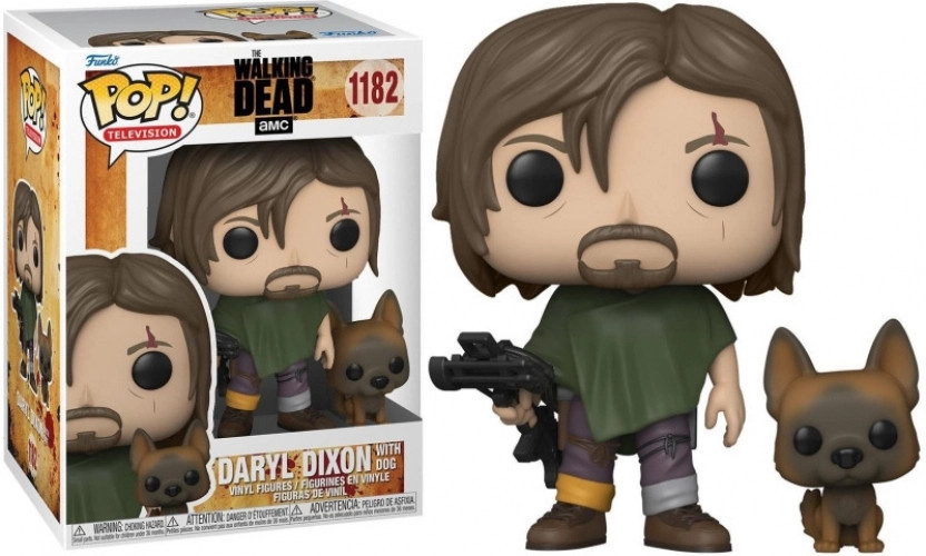 The Walking Dead Pop Vinyl Daryl Dixon with dog