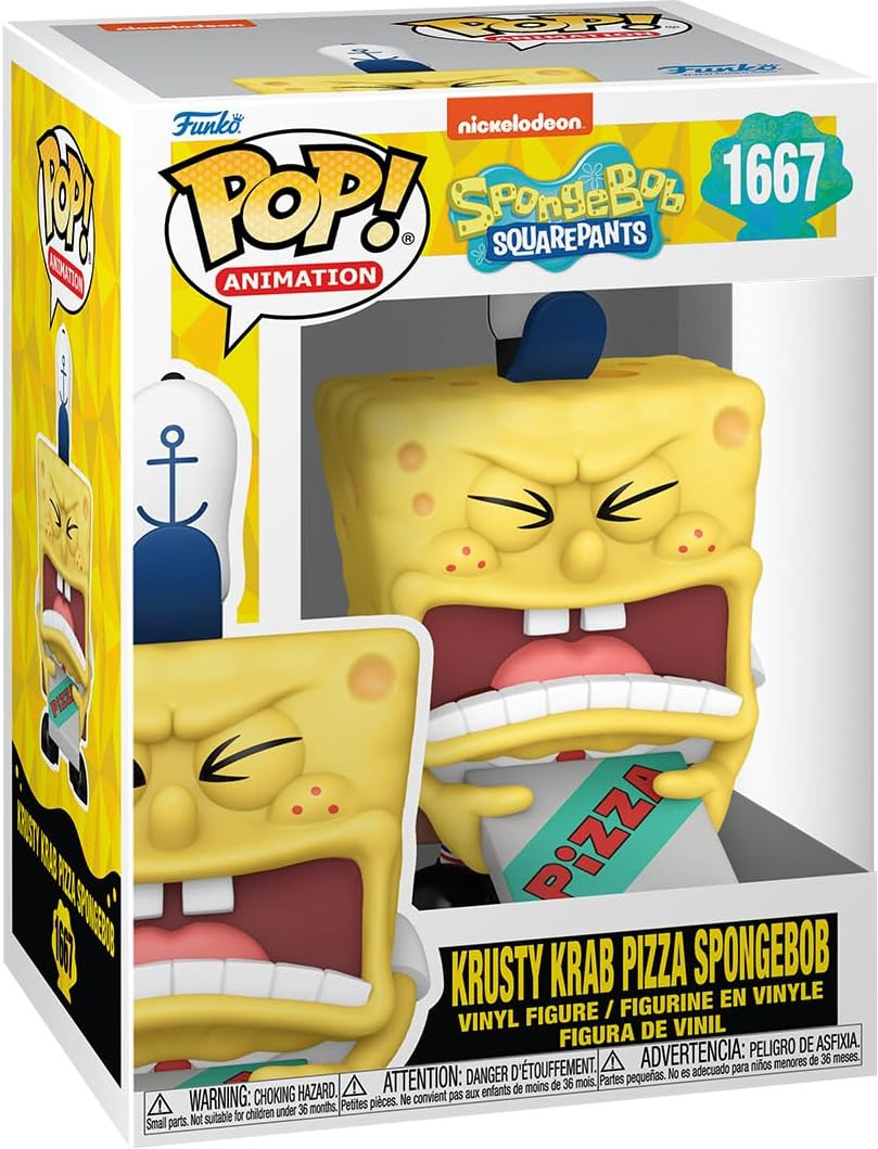 Spongebob Squarepants Funko Pop Vinyl: Krusty Krab Pizza Spongebob afbeelding