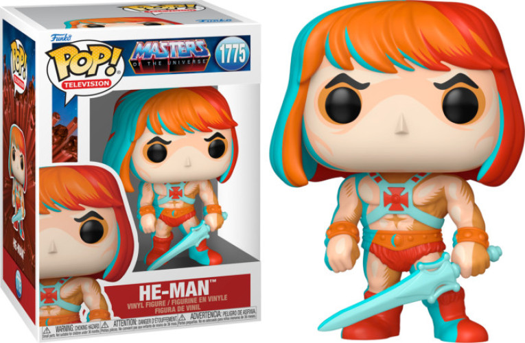 Masters of The Universe Funko Pop Vinyl: He-Man (Comic Deco) afbeelding