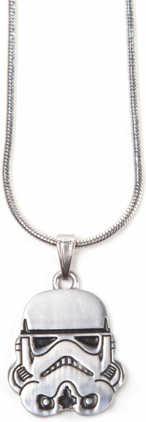 Star Wars - Stormtrooper Helm Silver Necklace