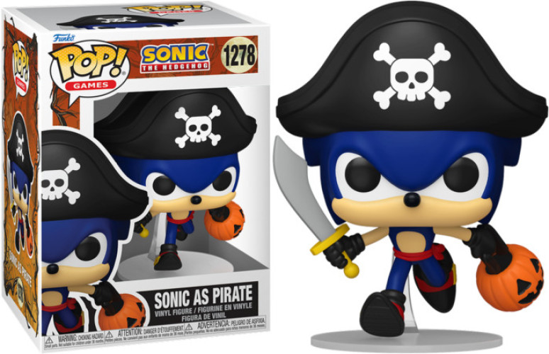 Sonic the Hedgehog Funko Pop Vinyl: Sonic as Pirate